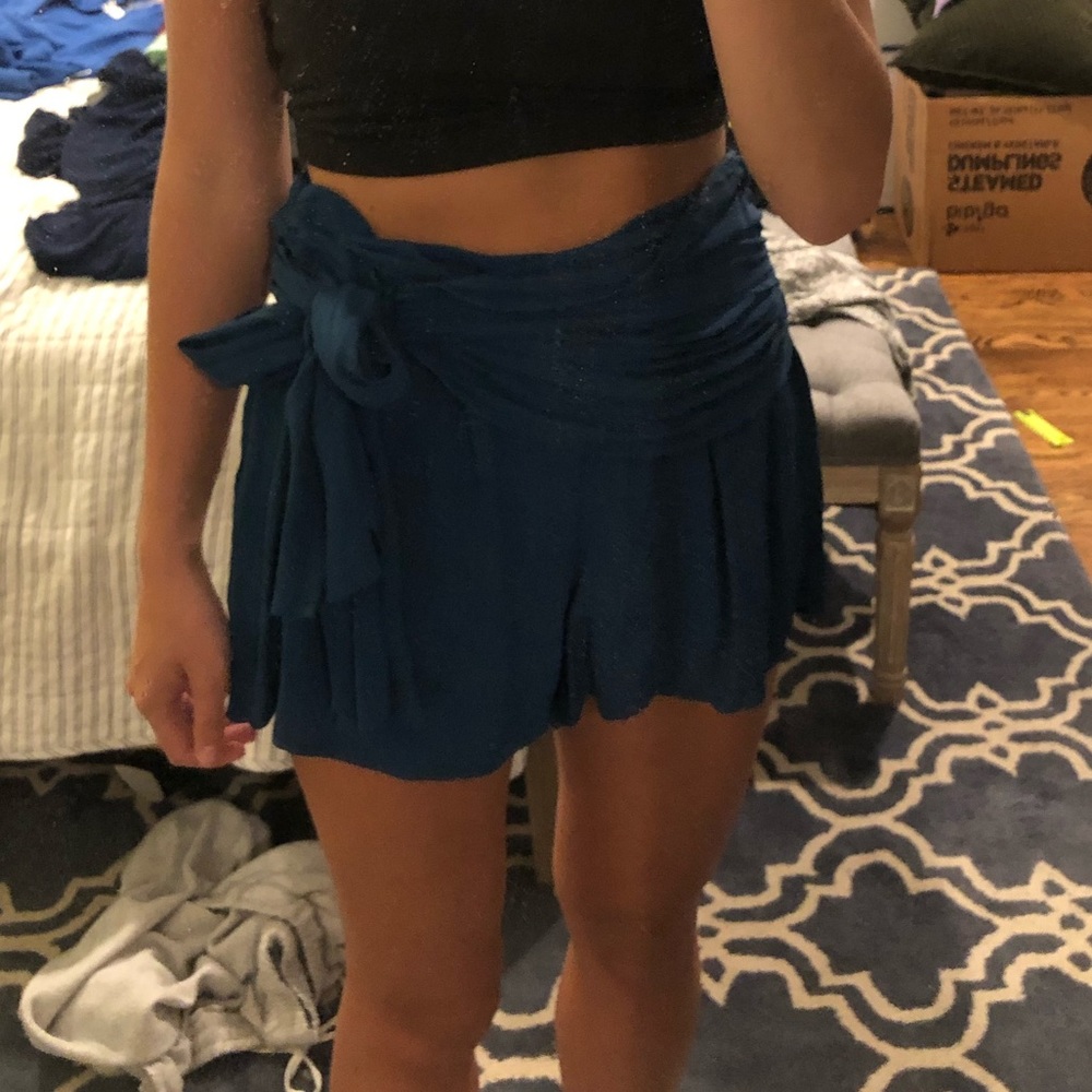 Free People Flowy Side-tie Shorts